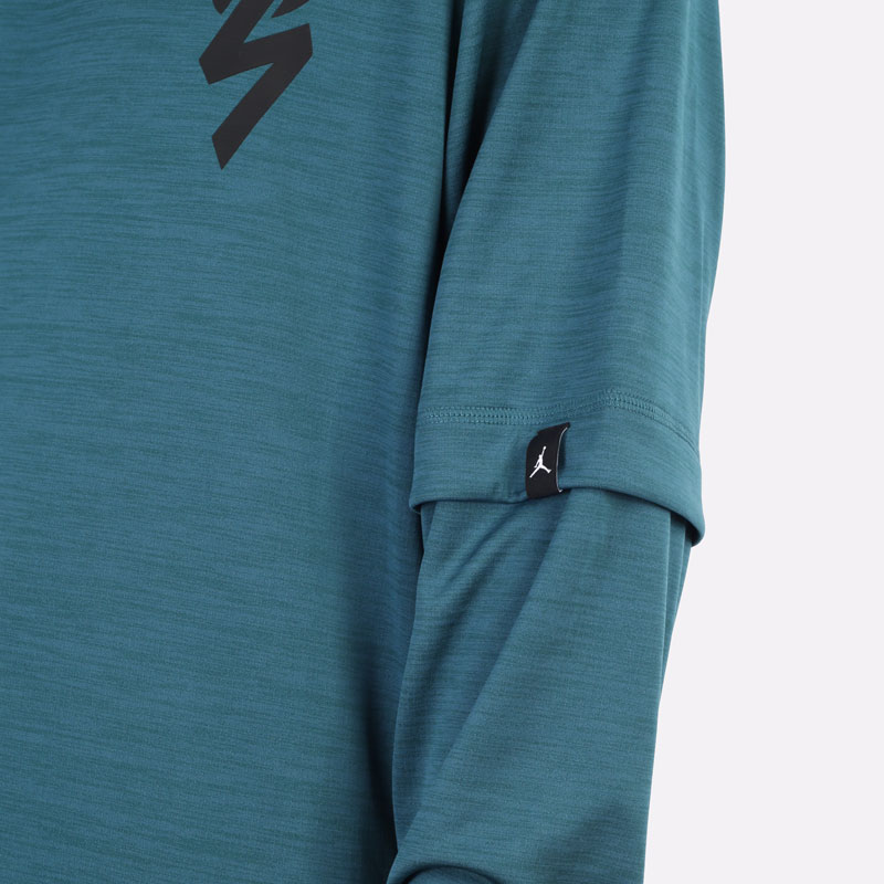Лонгслив Jordan Zion Long-Sleeve Shooting Top (DJ5871-393)  - цена, описание, фото 3