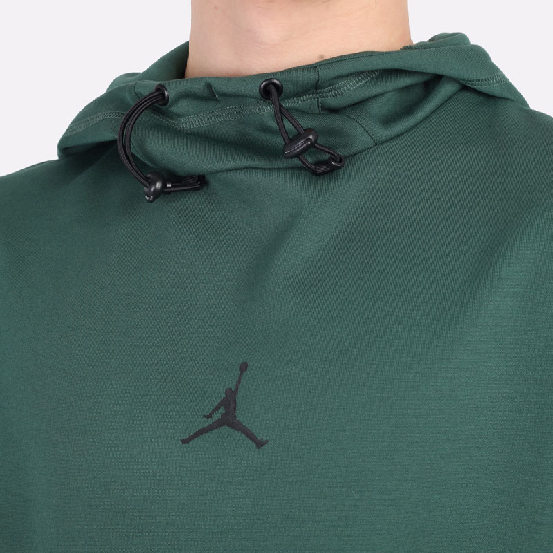 мужская зеленая толстовка Jordan Dri-FIT Air Statement Fleece Pullover Hoodie DA9849-333 - цена, описание, фото 5