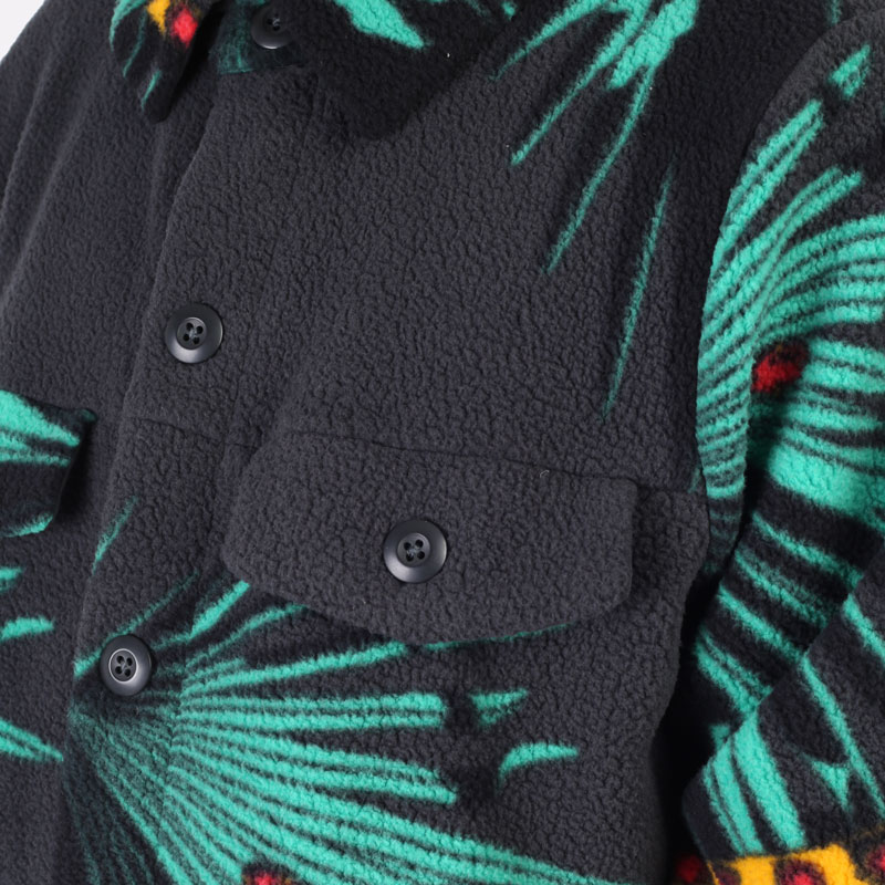 мужская черная куртка Nike LeBron Sherpa Button-Down Jacket DA6707-070 - цена, описание, фото 6