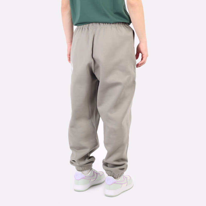 мужские зеленые брюки Nike NRG Soloswoosh Fleece Pant CW5460-320 - цена, описание, фото 4