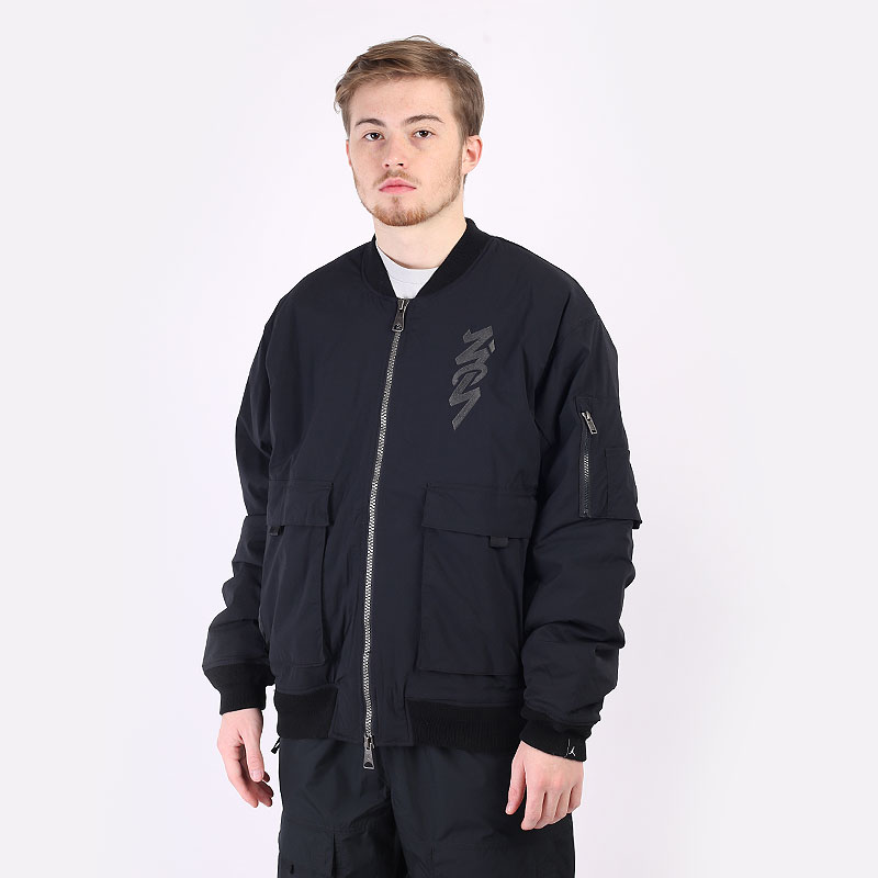 мужская черная куртка Jordan Zion Flight Jacket DJ5867-010 - цена, описание, фото 1