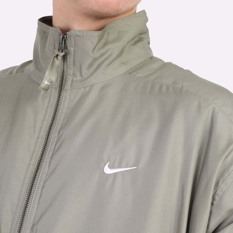 Мужская куртка Nike Lab Solo Swoosh Satin Bomber Jacket (DN1266-320)  - цена, описание, фото 2