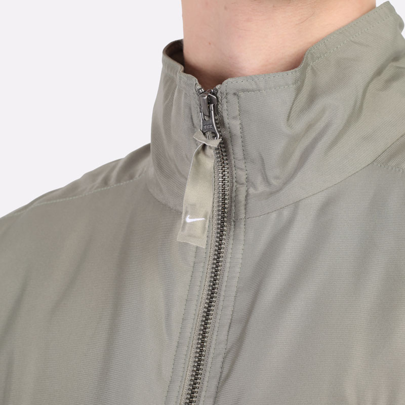 Мужская куртка Nike Lab Solo Swoosh Satin Bomber Jacket (DN1266-320)  - цена, описание, фото 6