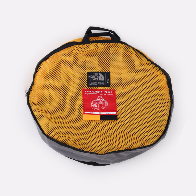  желтая сумка The North Face Base camp duffel-L 95L TA52SBZU3 - цена, описание, фото 10