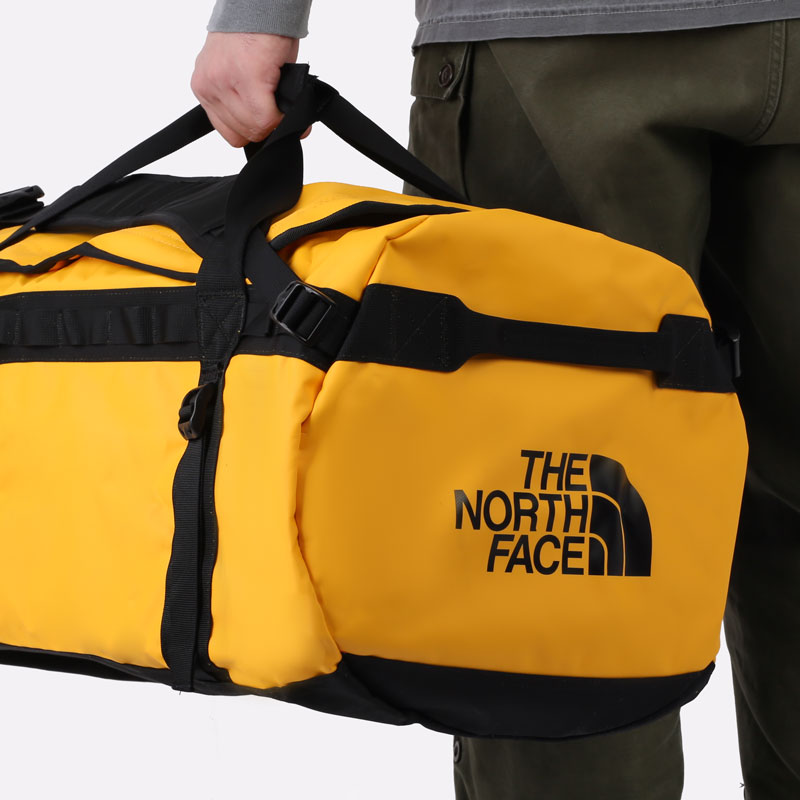  желтая сумка The North Face Base camp duffel-L 95L TA52SBZU3 - цена, описание, фото 2