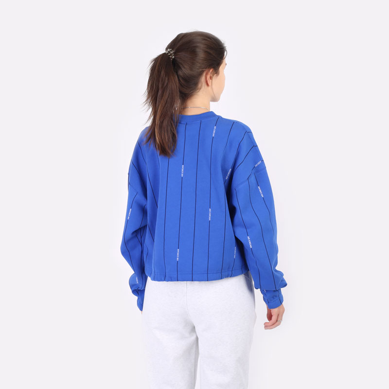 женская синяя толстовка Jordan Essentials Fleece Top DJ2623-480 - цена, описание, фото 4