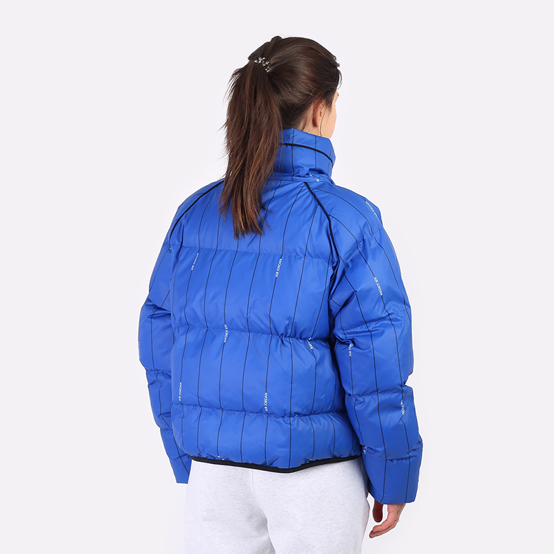 женская синяя куртка Jordan Flight Puffer Jacket DH0785-480 - цена, описание, фото 4