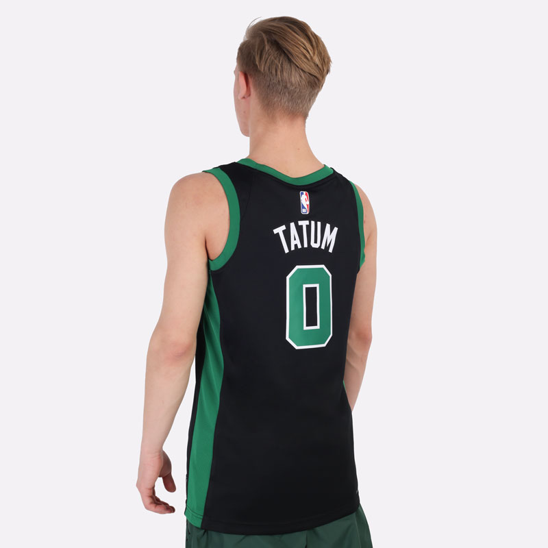 мужская черная майка Nike Boston Celtics Swingman Jersey Jason Tatum Statement CV9470-011 - цена, описание, фото 4
