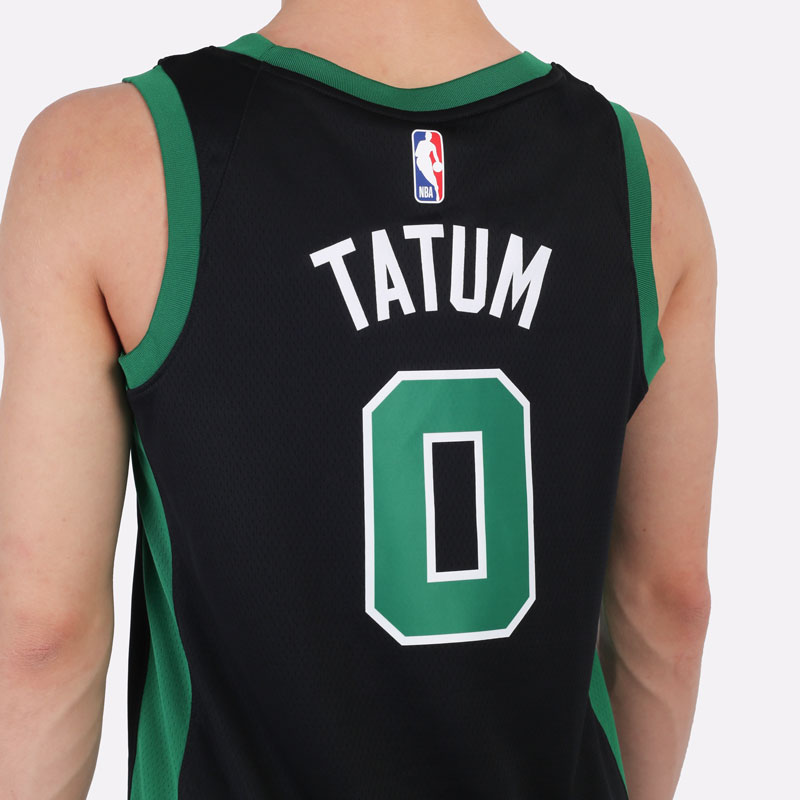 мужская черная майка Nike Boston Celtics Swingman Jersey Jason Tatum Statement CV9470-011 - цена, описание, фото 5