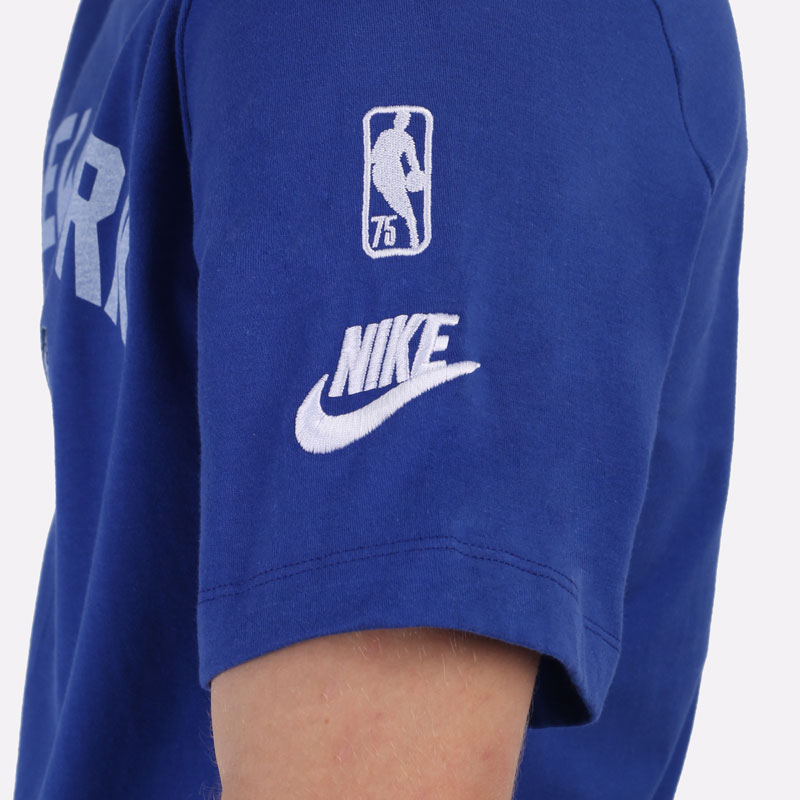 мужская синяя футболка Nike New York Knicks Essential Year Zero DA7350-495 - цена, описание, фото 3