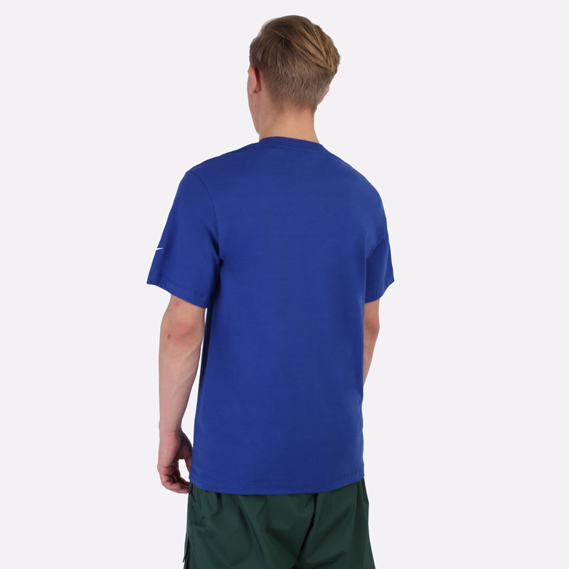 мужская синяя футболка Nike New York Knicks Essential Year Zero DA7350-495 - цена, описание, фото 4