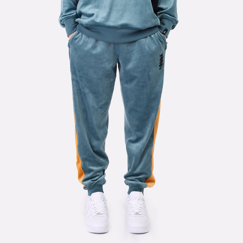 мужские голубые брюки Jordan Zion Tracksuit Bottoms DJ5879-393 - цена, описание, фото 6