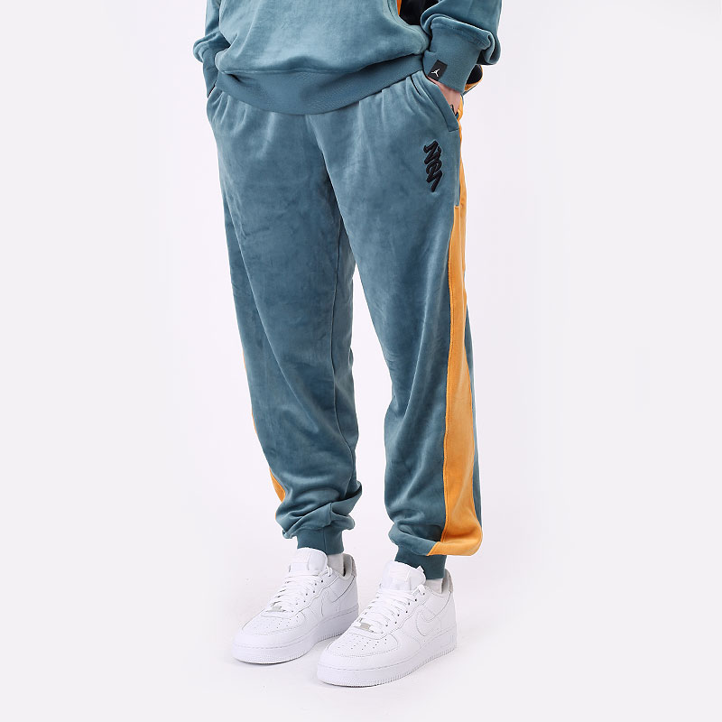 мужские голубые брюки Jordan Zion Tracksuit Bottoms DJ5879-393 - цена, описание, фото 1