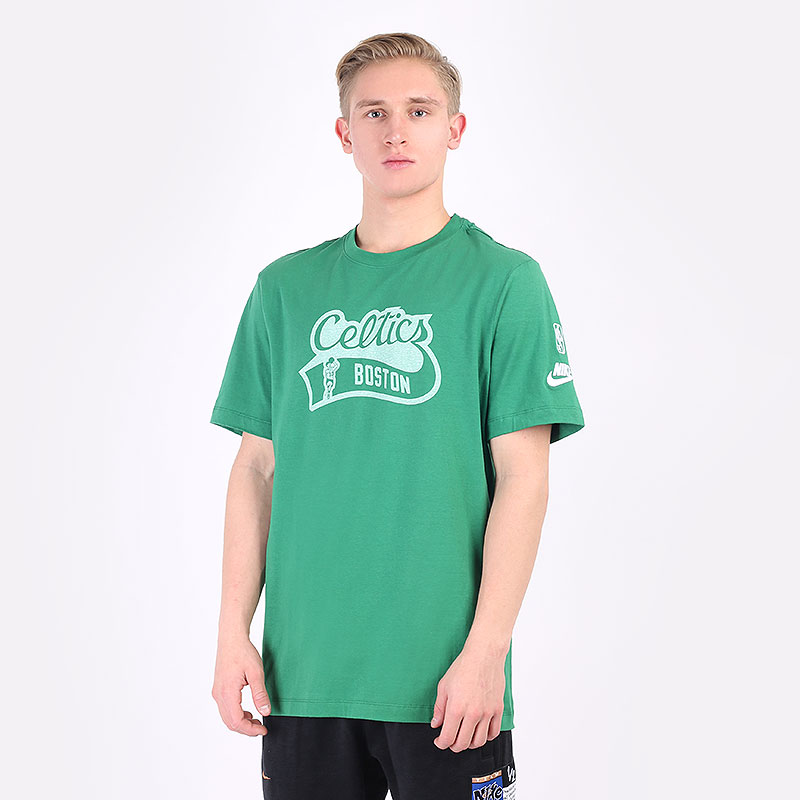 мужская зеленая футболка Nike Boston Celtics Essential Year Zero Tee DA7346-312 - цена, описание, фото 1
