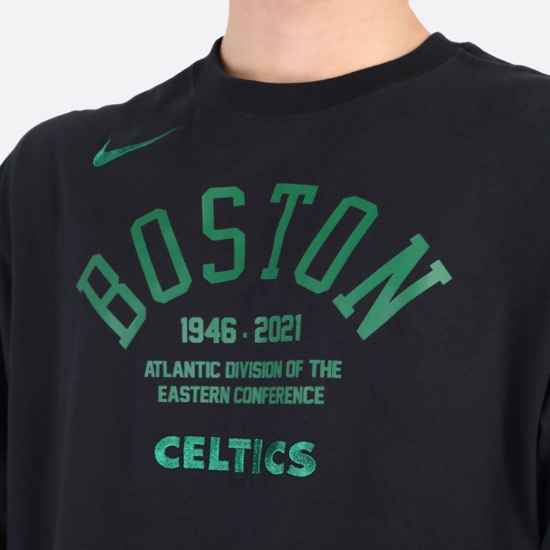   лонгслив Nike Boston Celtics Courtside Elements NBA Long-Sleeve T-Shirt DA5889-010 - цена, описание, фото 5