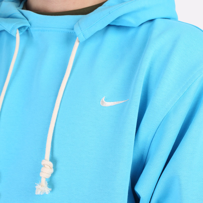 мужская голубая толстовка Nike Standard Issue Basketball Pullover Hoodie CV0864-474 - цена, описание, фото 2