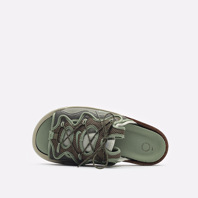 мужские зеленые сланцы Nike Offline 2.0 CZ0332-200 - цена, описание, фото 4