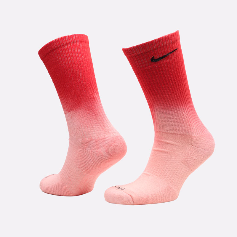  розовые носки Nike Everyday Plus Cushioned Crew Socks (2 Pairs) DH6096-902 - цена, описание, фото 3