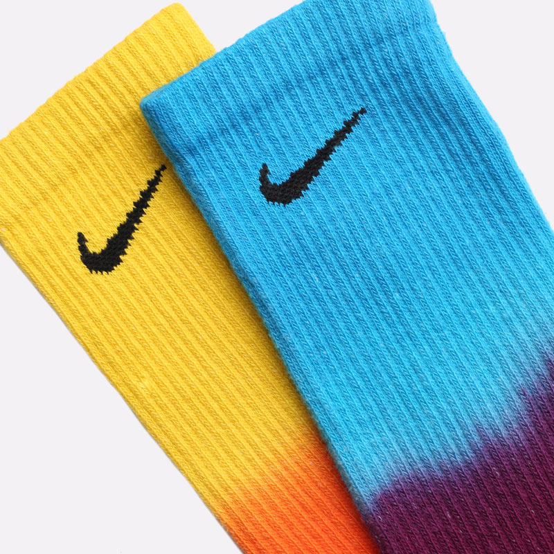 мужские разноцветные носки Nike Everyday Plus Cushioned Crew Socks (2 Pairs) DH6096-905 - цена, описание, фото 2