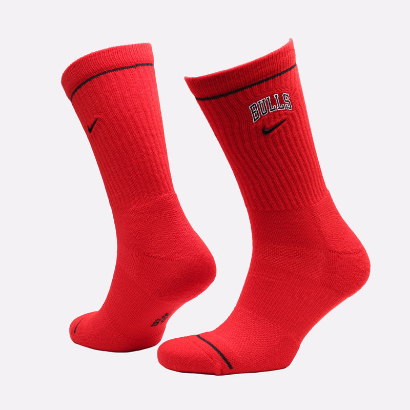 мужские красные носки Nike Crew NBA CTS Chicago Bulls DJ3737-657 - цена, описание, фото 1