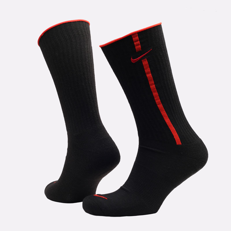 мужские черные носки Nike Heritage Crew Socks DA5042-010 - цена, описание, фото 1