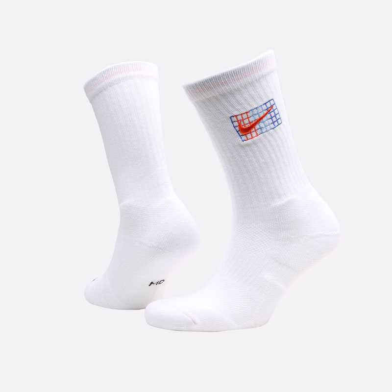 мужские белые носки Nike Elite Basketball Crew Socks DA5071-101 - цена, описание, фото 1