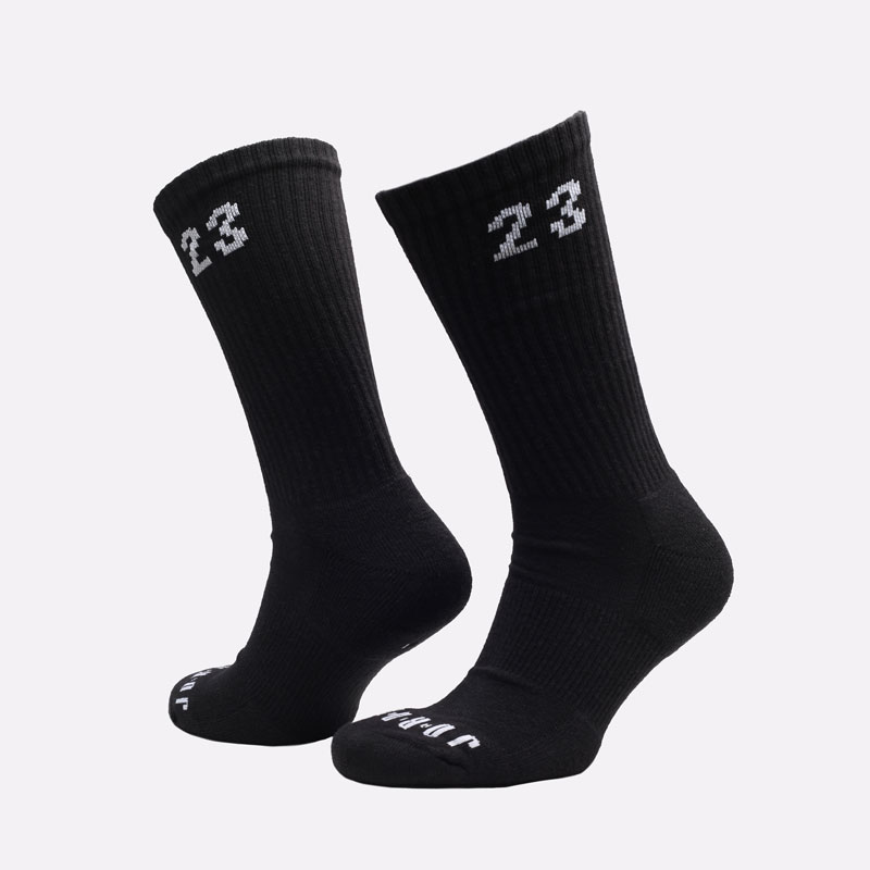 мужские черные носки Jordan Essentials Crew Socks (3 Pairs) DA5718-010 - цена, описание, фото 1