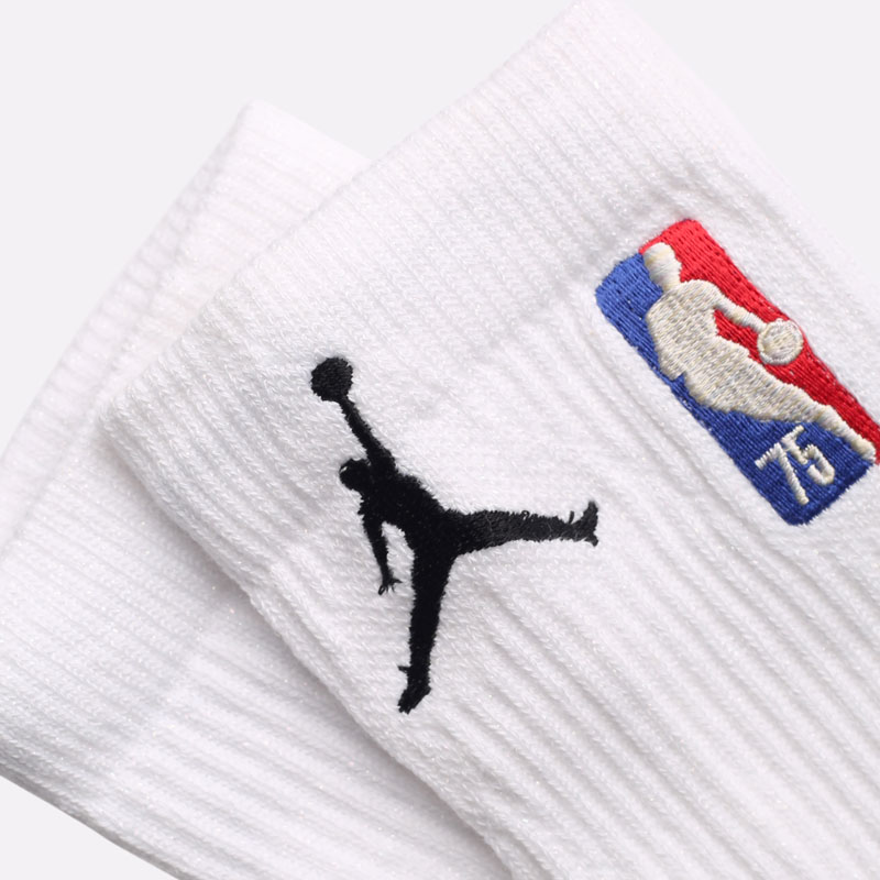 мужские белые носки Jordan NBA Crew 75 DM3849-100 - цена, описание, фото 2