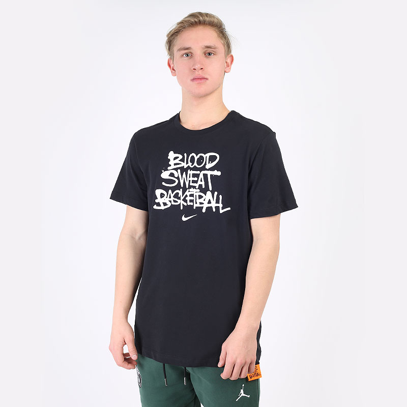 мужская черная футболка Nike BSB Tee DN2982-010 - цена, описание, фото 1