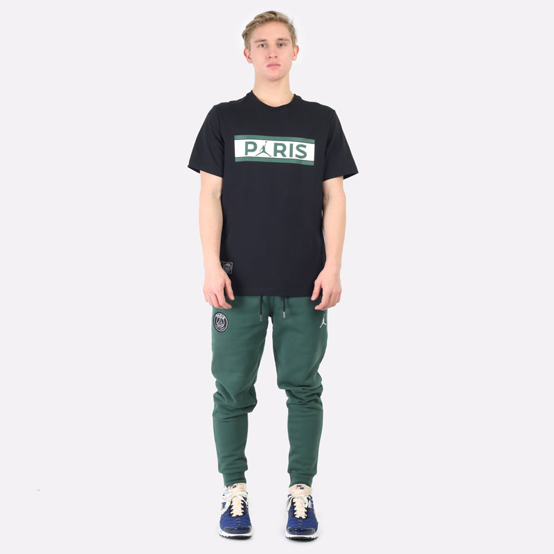 Мужская футболка Jordan Paris Saint-Germain Wordmark Tee (DB6510-010)  - цена, описание, фото 6