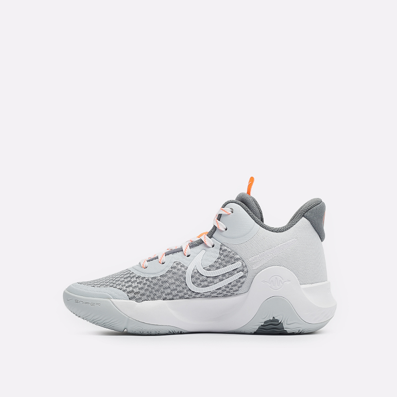  серые баскетбольные кроссовки Nike KD trey 5 IX CW3400-011 - цена, описание, фото 2