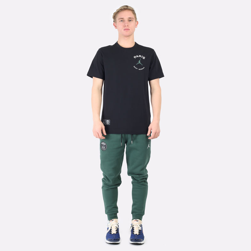 Мужская футболка Jordan Paris Saint-Germain Logo Tee (DB6514-010)  - цена, описание, фото 5