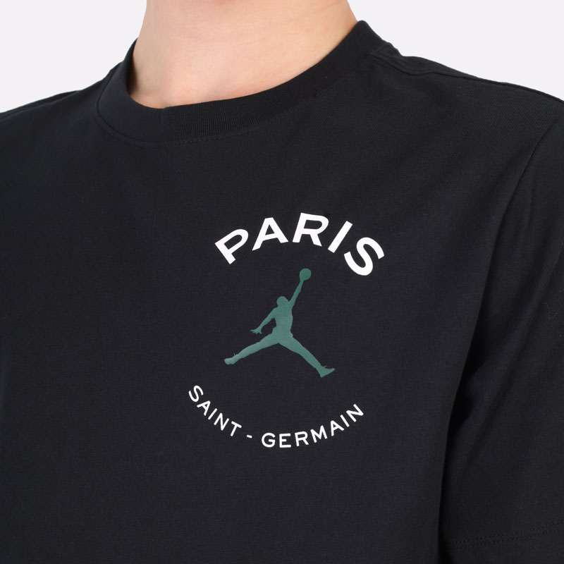 Мужская футболка Jordan Paris Saint-Germain Logo Tee (DB6514-010)  - цена, описание, фото 2
