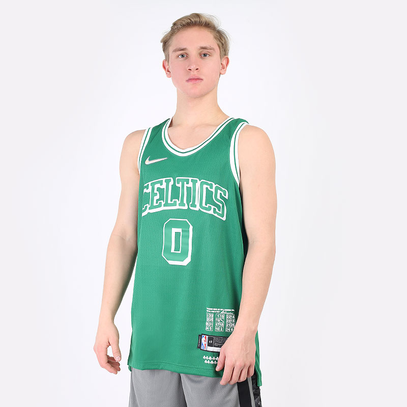 мужская зеленая майка Nike Boston Celtics City Edition Dri-FIT Swingman NBA Jersey DB4019-321 - цена, описание, фото 1