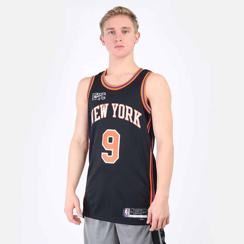 мужская черная майка Nike New York Knicks City Edition NBA Jersey DB4038-010 - цена, описание, фото 1