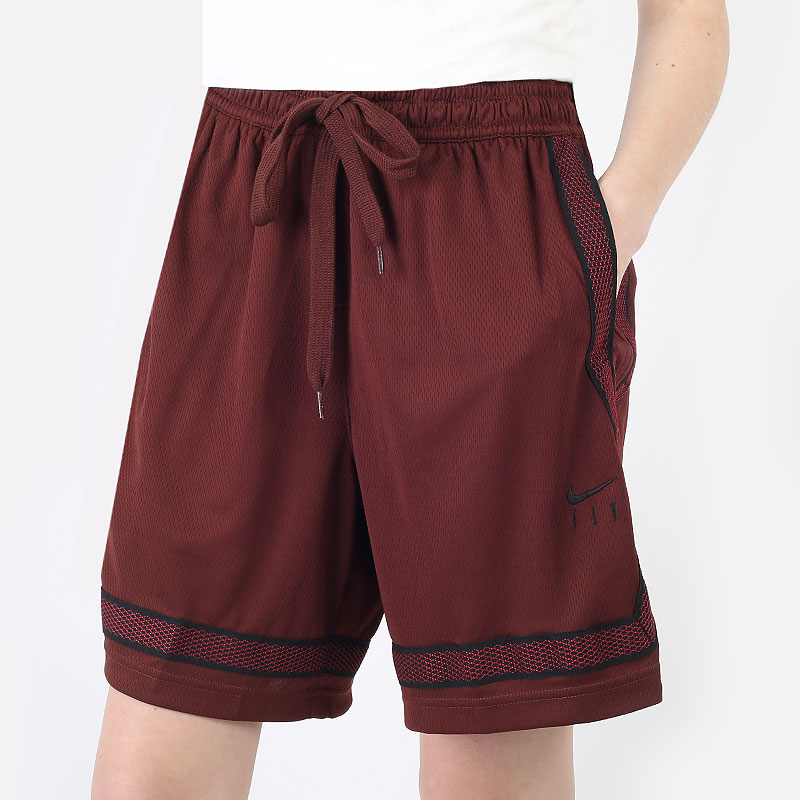 женские коричневые шорты  Nike Dri-FIT Swoosh Fly Basketball Shorts CK6599-273 - цена, описание, фото 1
