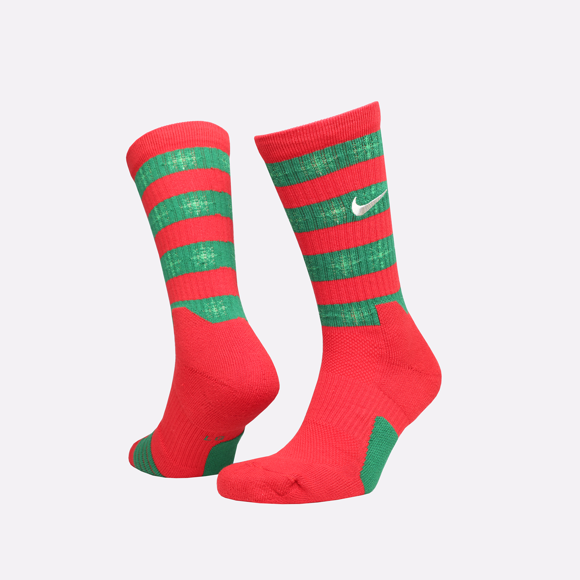 мужские красные носки Nike Elite Xmas Crew Socks DA5097-657 - цена, описание, фото 1