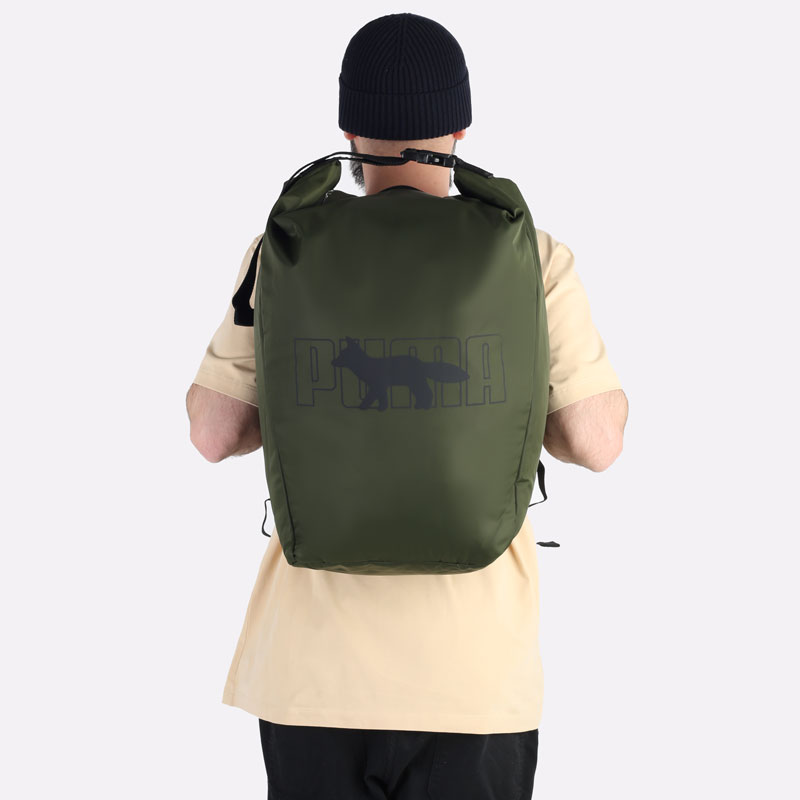  зеленый рюкзак PUMA x Kitsune Rolltop BP 07852201 - цена, описание, фото 2