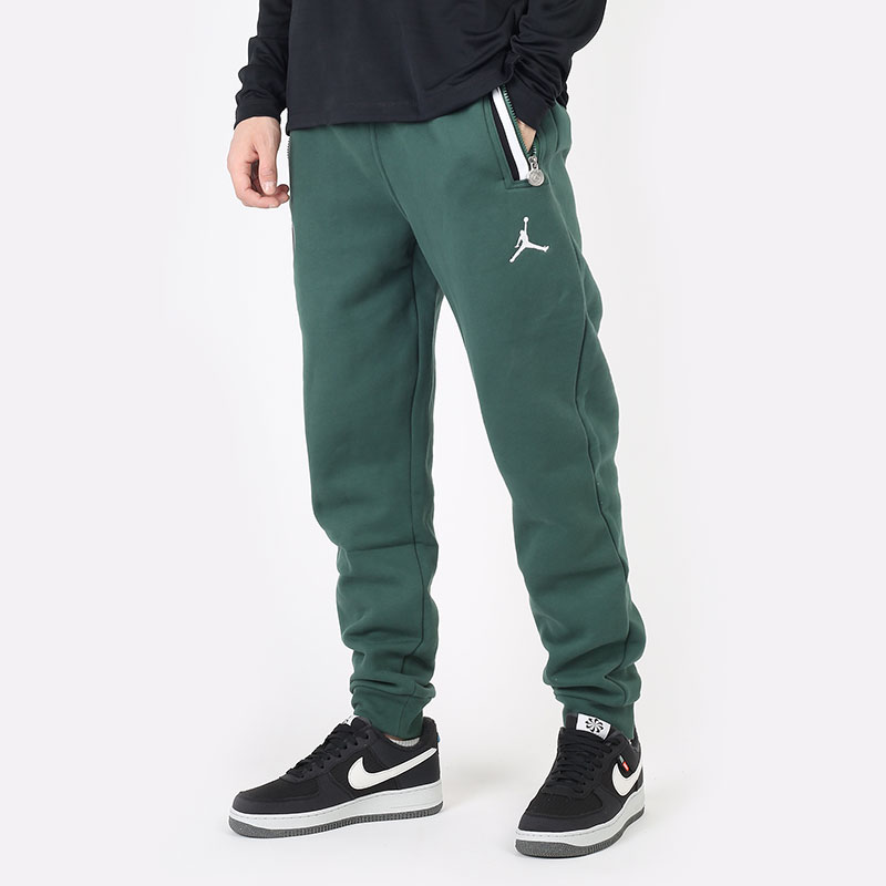 мужские зеленые брюки Jordan Paris Saint-Germain Statement Fleece Pants DB6504-333 - цена, описание, фото 1