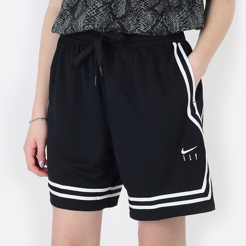 женские черные шорты  Nike Fly Crossover Women&#039;s Basketball Shorts DH7325-010 - цена, описание, фото 1