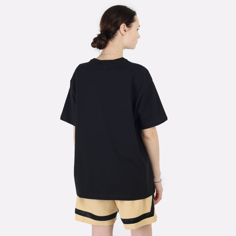 женская черная футболка Nike Sportswear Essential Short Sleeve Top DH4255-010 - цена, описание, фото 4