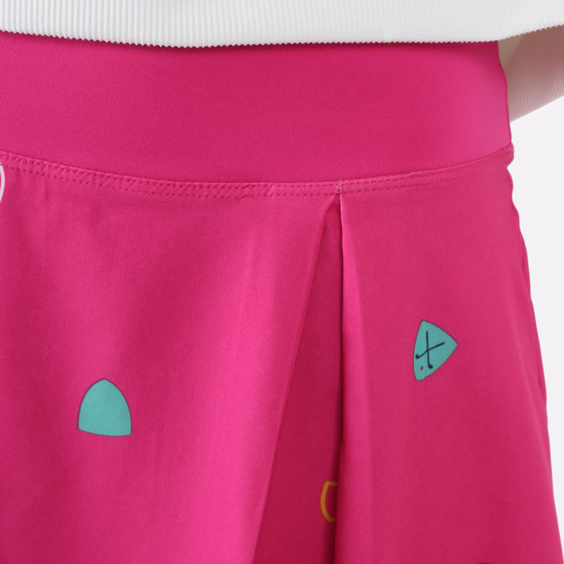 женская розовая юбка Nike Club Skirt Long Printed Golf Skirt DH2062-621 - цена, описание, фото 5