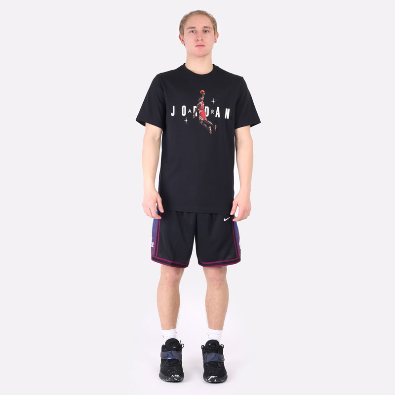 мужская черная футболка Jordan Holiday Short-Sleeve T-Shirt DC9797-010 - цена, описание, фото 5