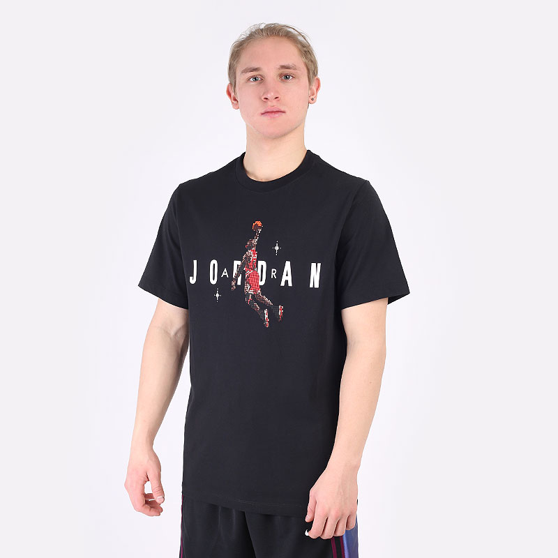 мужская черная футболка Jordan Holiday Short-Sleeve T-Shirt DC9797-010 - цена, описание, фото 1