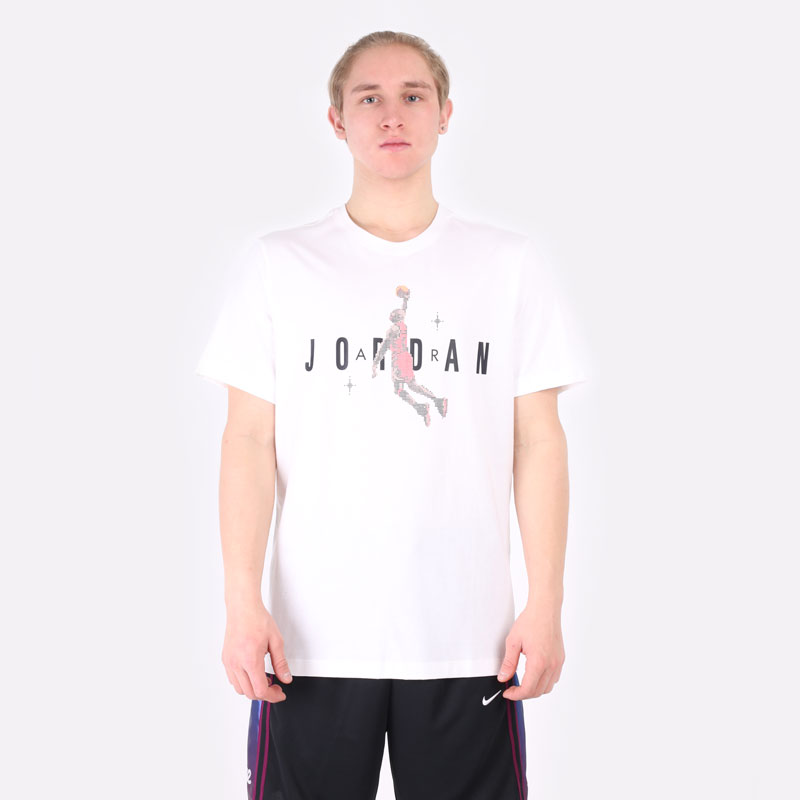 мужская белая футболка Jordan Holiday Short-Sleeve T-Shirt DC9797-100 - цена, описание, фото 4