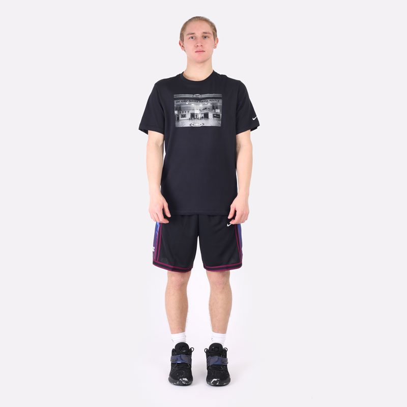 мужская черная футболка Nike Dri-FIT Photo Basketball T-Shirt DN3041-010 - цена, описание, фото 6