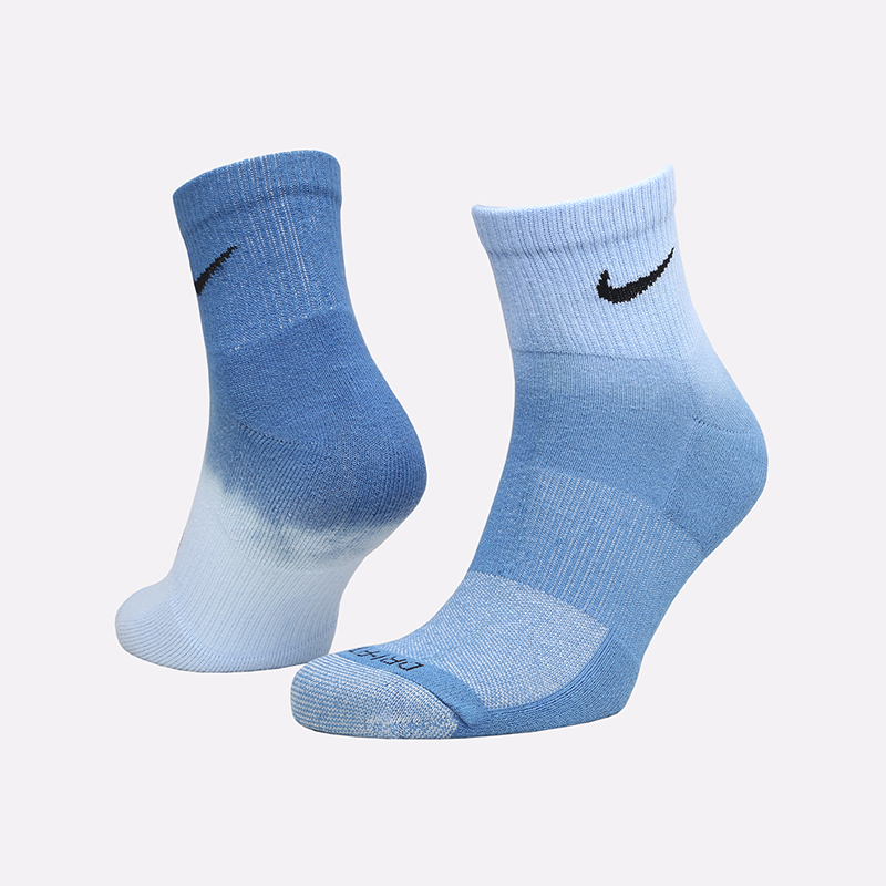 мужские синие носки Nike Everyday Plus (2 Pairs) DH6304-903 - цена, описание, фото 1