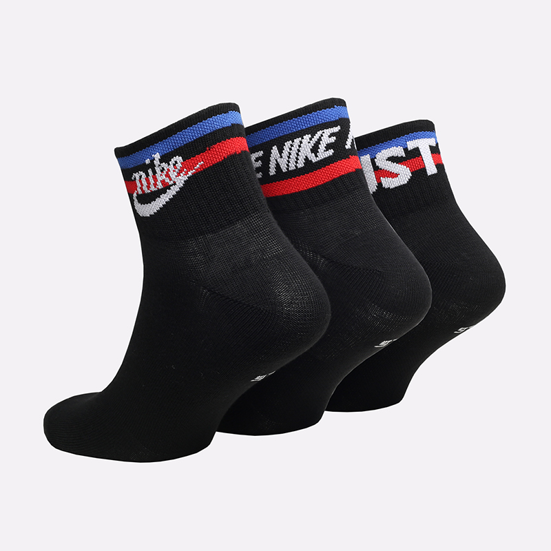мужские черные носки Nike Move To Zero Sox (3 Pairs) DX5080-010 - цена, описание, фото 2