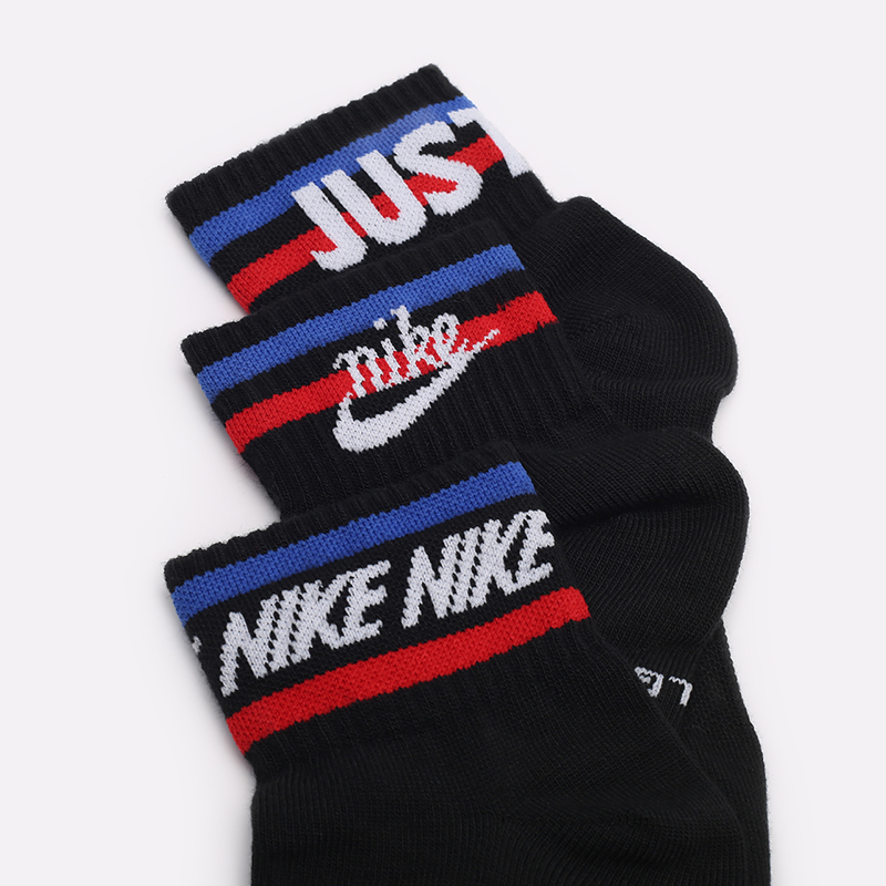 мужские черные носки Nike Move To Zero Sox (3 Pairs) DX5080-010 - цена, описание, фото 3