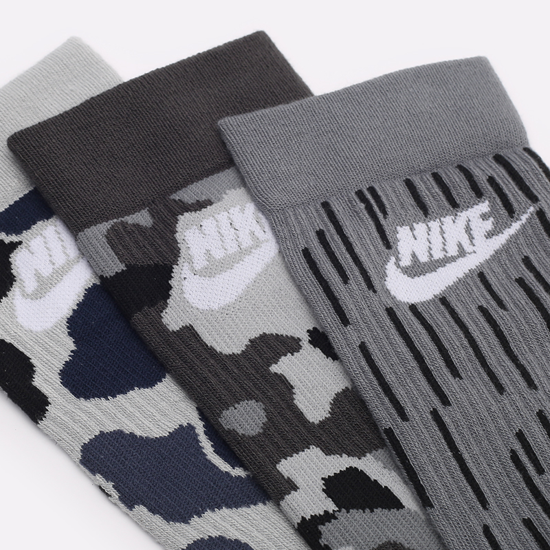 мужские серые носки Nike Everyday Essential Crew Socks (3 Pairs) DH3414-902 - цена, описание, фото 3